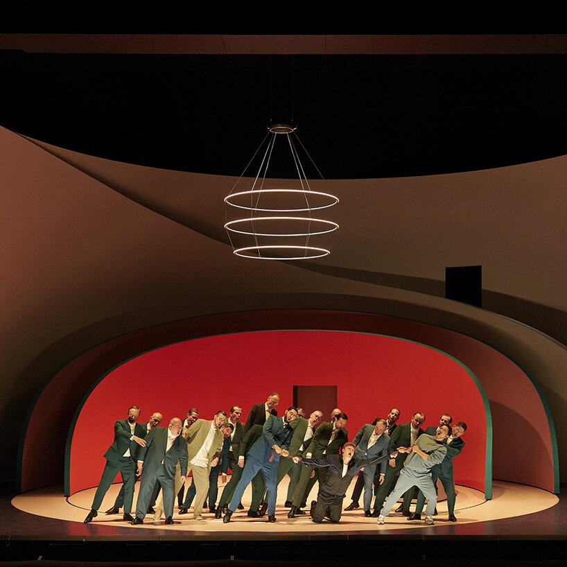 pierre yovanovitch adds sweeping curves and moving walls to the basel theater's new opera set