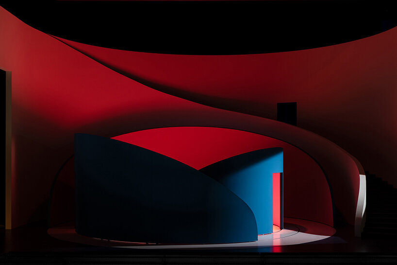 Pierre Yovanovitch adds sweeping curves and movable walls to the Basel theater's new opera set