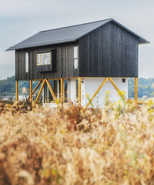 ushijima architects designs japanese house to 'float like a boat as its surroundings change'