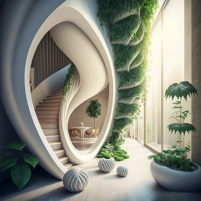 using AI, vincent callebaut reimagines 'haussmannian' paris architecture as green, breathable buildings