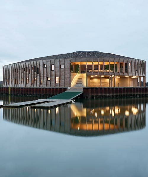 'the lantern' maritime center by WERK arkitekter & snøhetta lights up the danish west coast