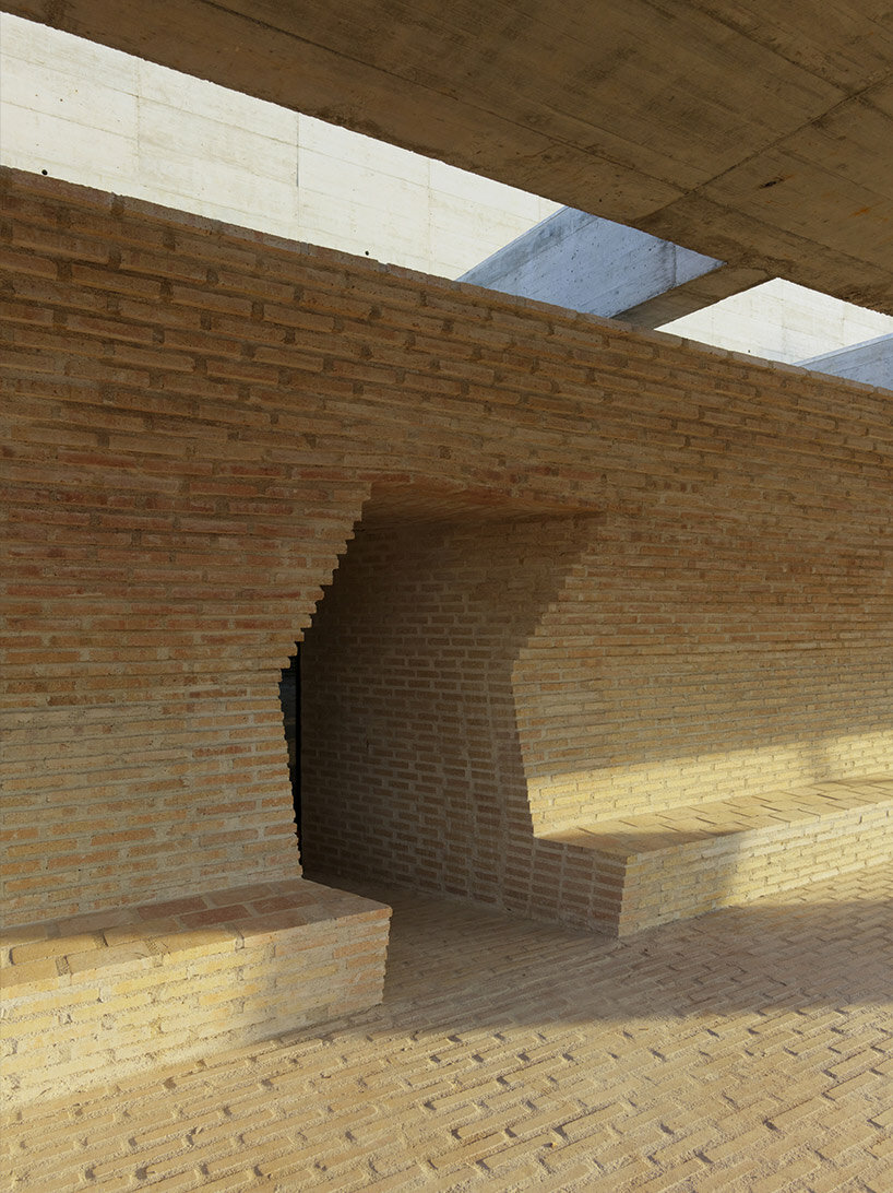 chapel-like brick structure encloses BAAS arquitectura's health center in barcelona