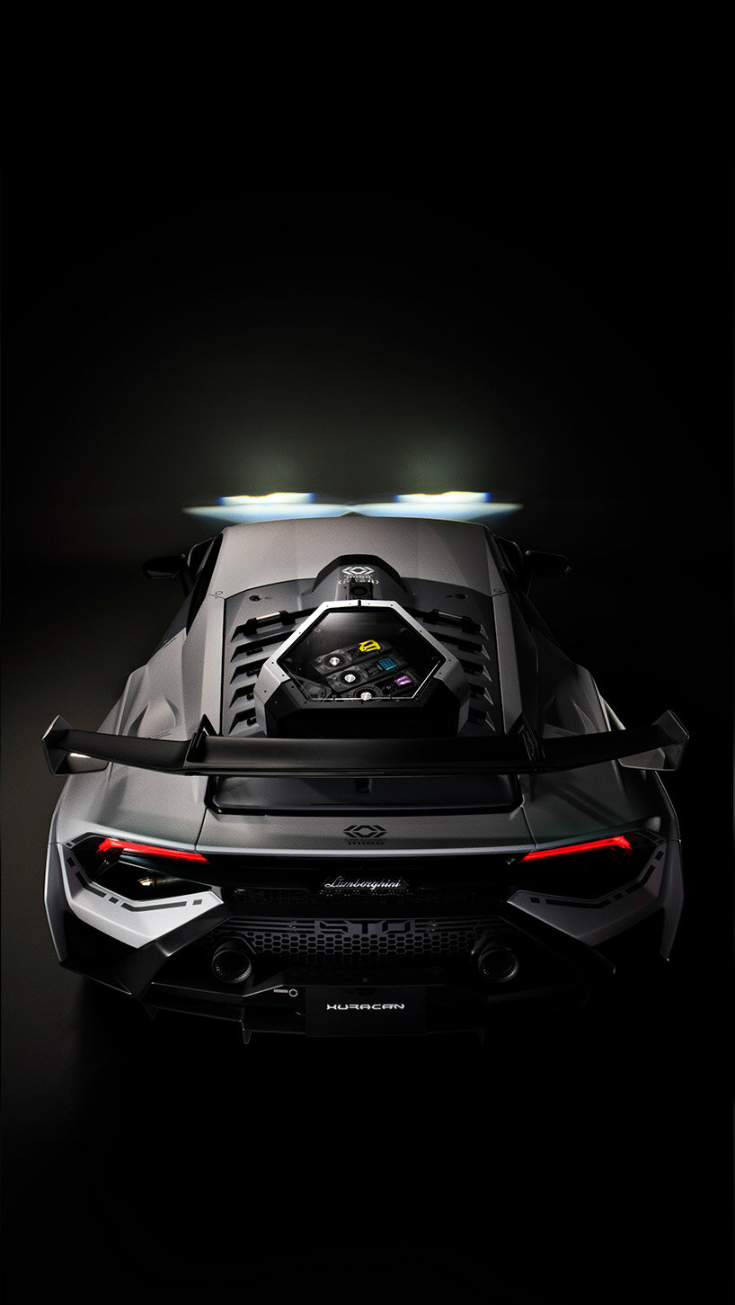 lamborghini celebrates 60th anniversary with 'chasing the future' by IKEUCHI