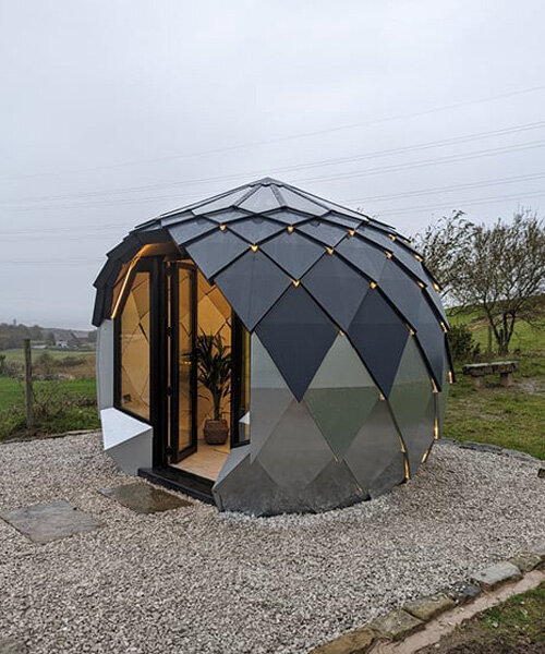 anthony hodson restores work-life balance with reclusive garden office pod