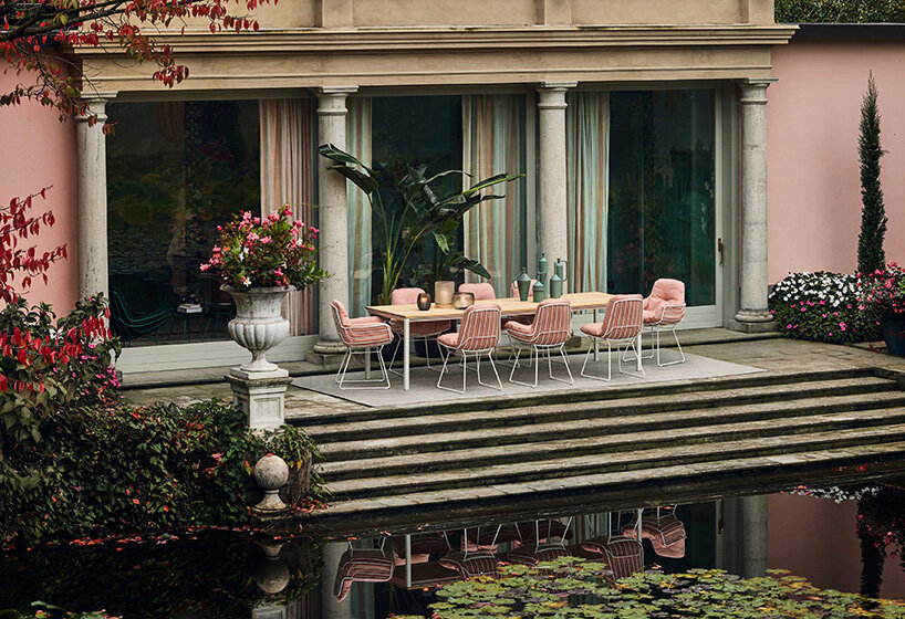 freifrau extends living space with rocking leyasol outdoors chair