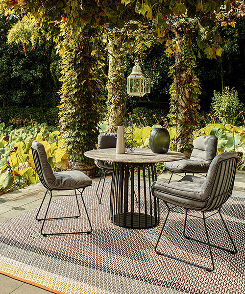 freifrau extends living space with rocking leyasol outdoors chair