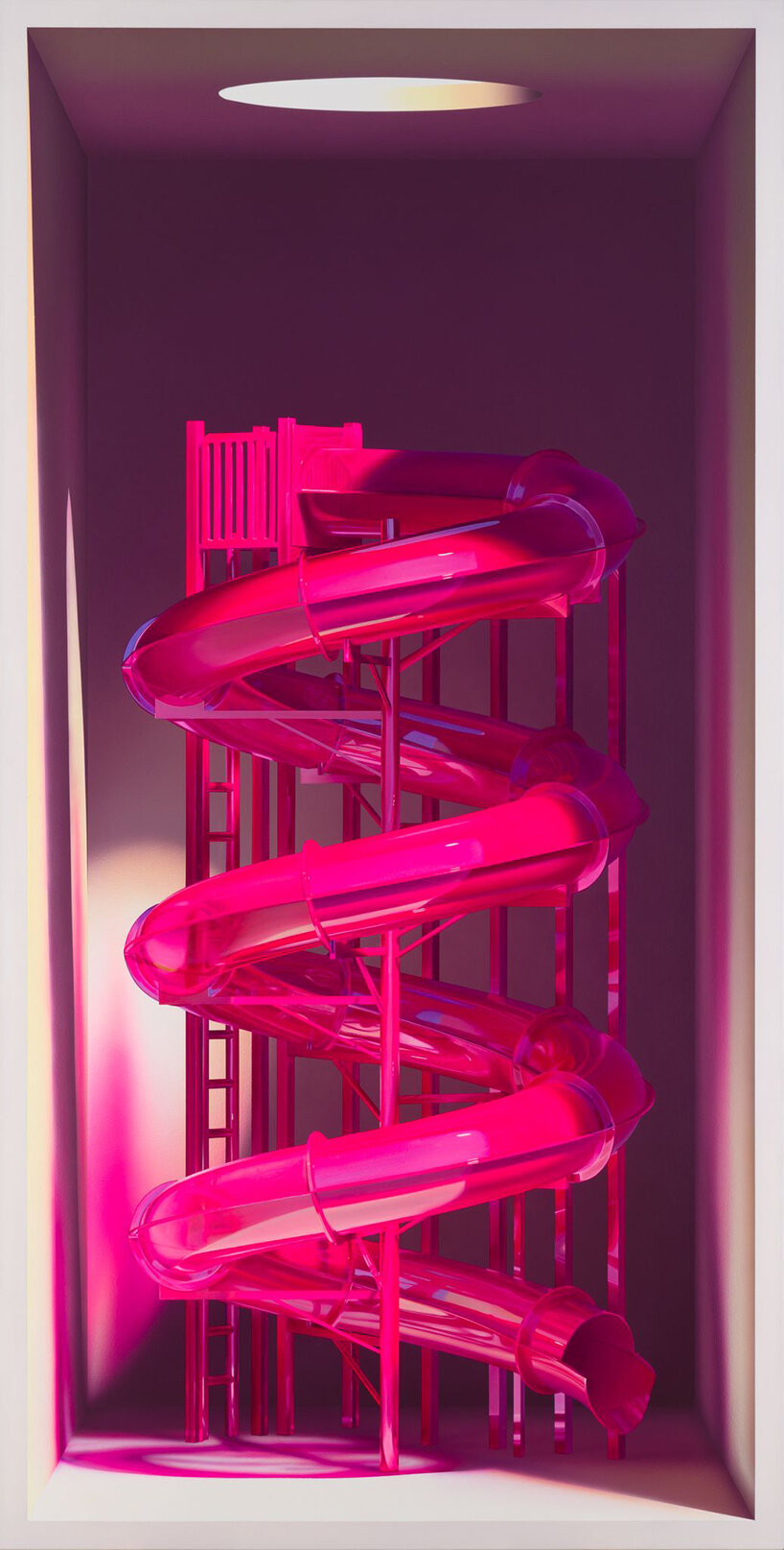 mehdi ghadyanloo paints nostalgic, hyperrealistic toys at almine rech in london