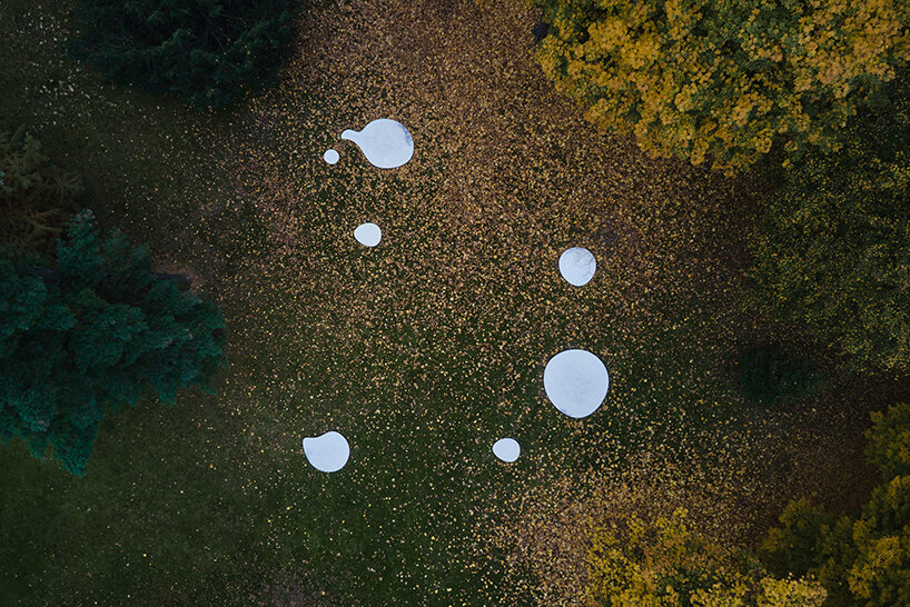 Loom on the moon creates an immersive multimedia exhibition in the middle of Czech nature