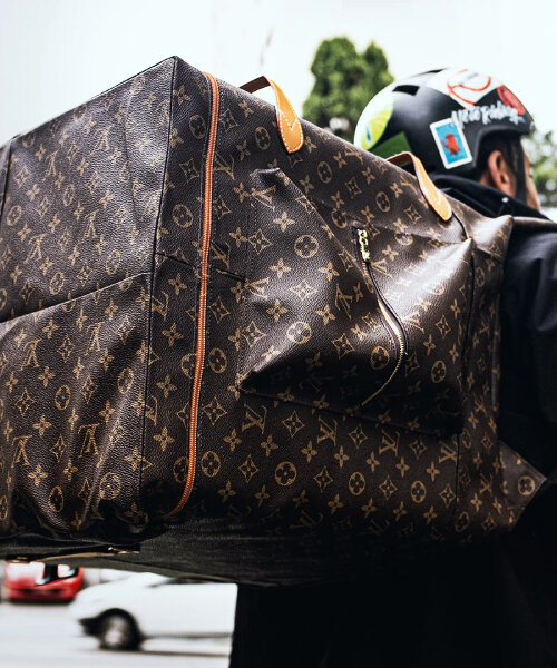 louis vuitton delivery bags fashionably spotlight app riders' working conditions