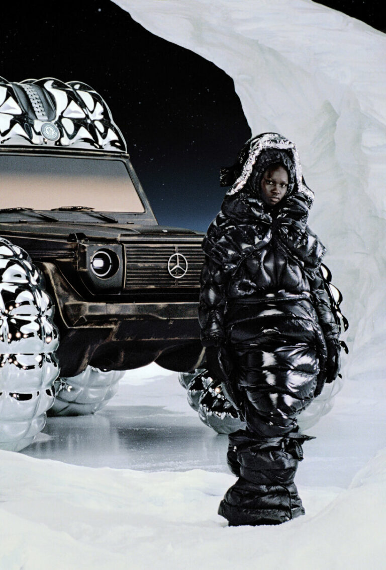 moncler's puffer jacket meets mercedes-benz's iconic G-class for ...