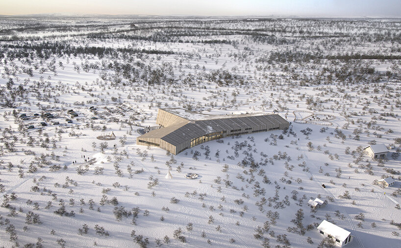 this proposed cultural facility in norway celebrates indigenous crafts & customs