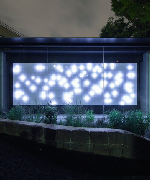 tomohito ushiro makes pixelated lights dance and shapeshift for the tokyo toilet