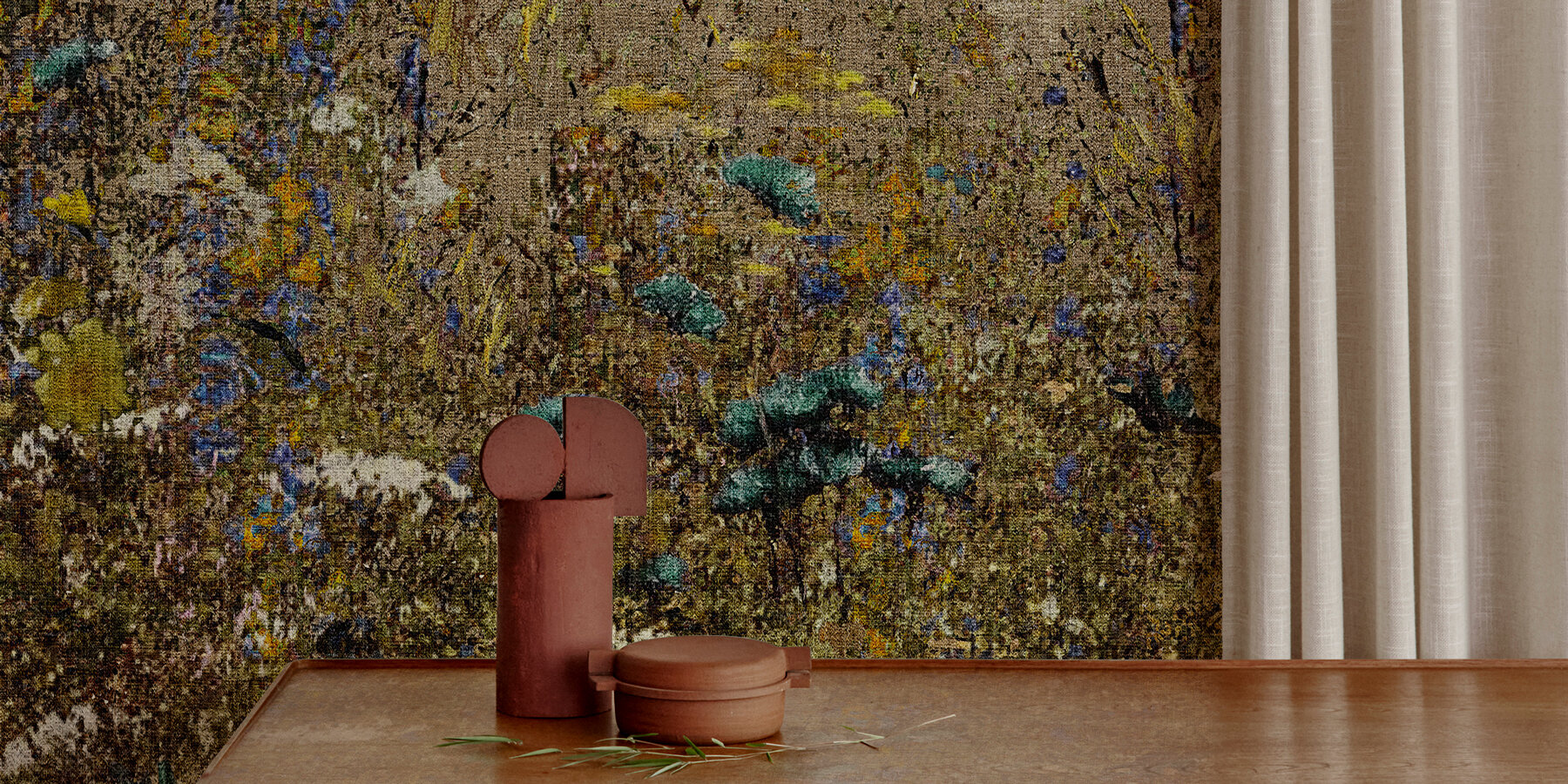 Wall&Deco's wallpapers are designed to be explored with the hands