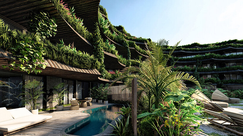 DNA's community hub proposal in mexico recalls the mystical wells of yucatan rainforests