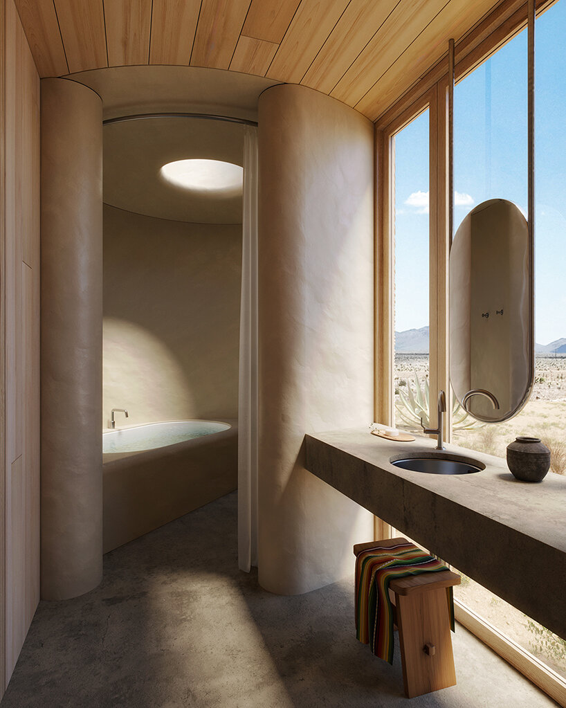 ICON and BIG are 3D printing this 'el cosmico' hotel and campsite across marfa desert