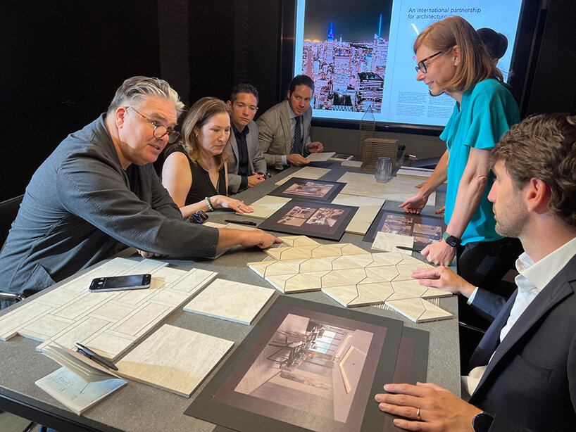 atlas concorde emulates natural beauty in ceramic marvel travertine collection