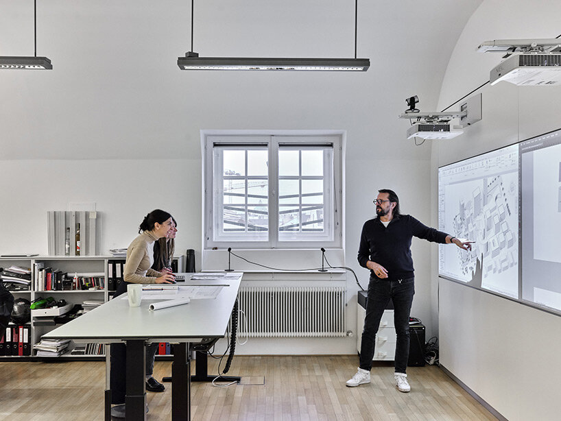 explore the atmosphere in the architecture studios vienna, photographed by marc goodwin 