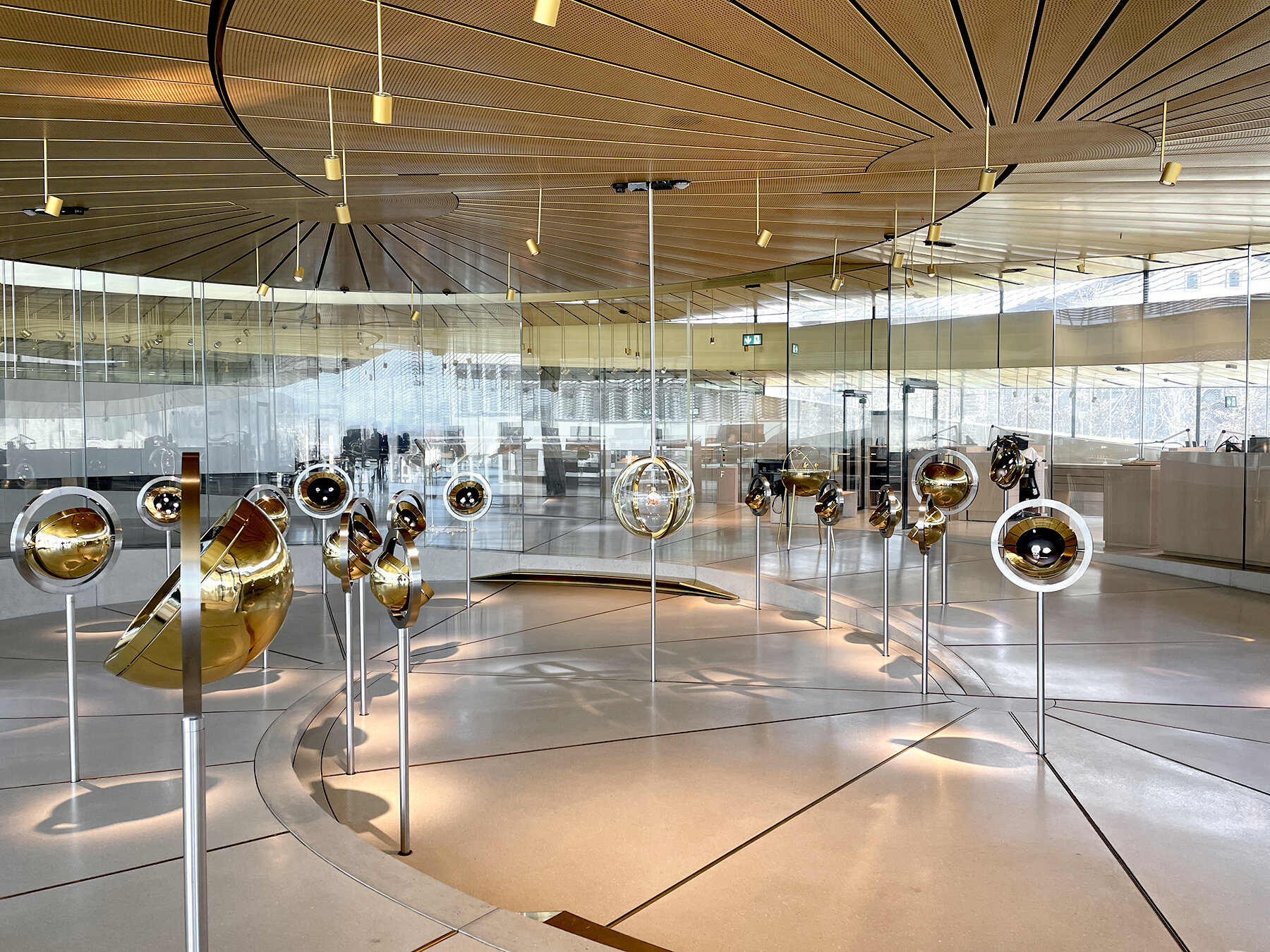 watch audemars piguet watchmakers in BIG s spiraling museum