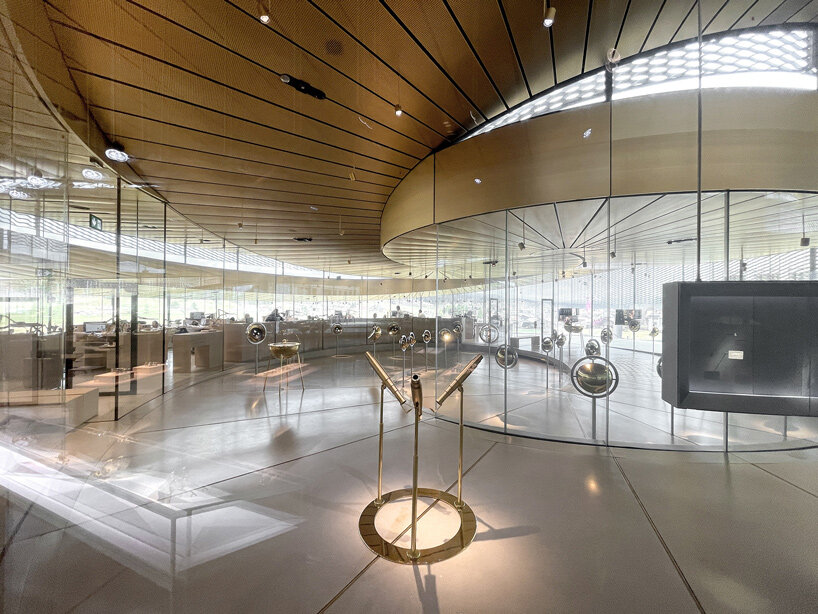 watch audemars piguet watchmakers in BIG s spiraling museum