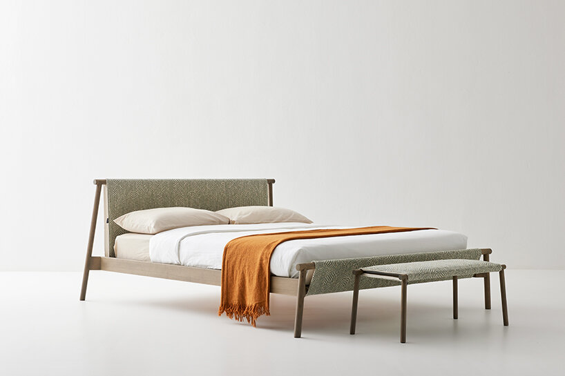 bolzan's revived jack bed pairs italian artisanry with eco-friendly materials