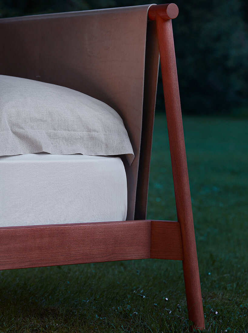 bolzan's revived jack bed pairs italian artisanry with eco-friendly materials