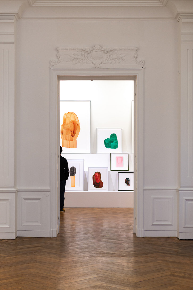 ronan bouroullec's daily drawings infuse hôtel des arts in france with color and rhythm