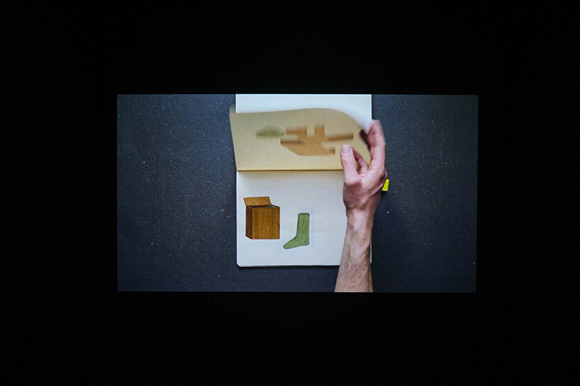 ronan bouroullec's daily drawings infuse hôtel des arts in france with color and rhythm