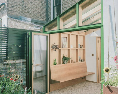 connected spaces and reclaimed materials revamp [Y/N] studio's victorian london home