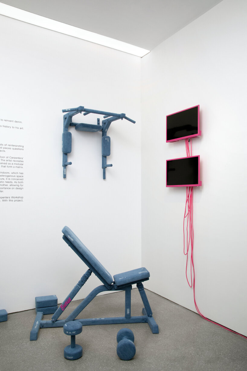 harry nuriev denim furniture exhibition