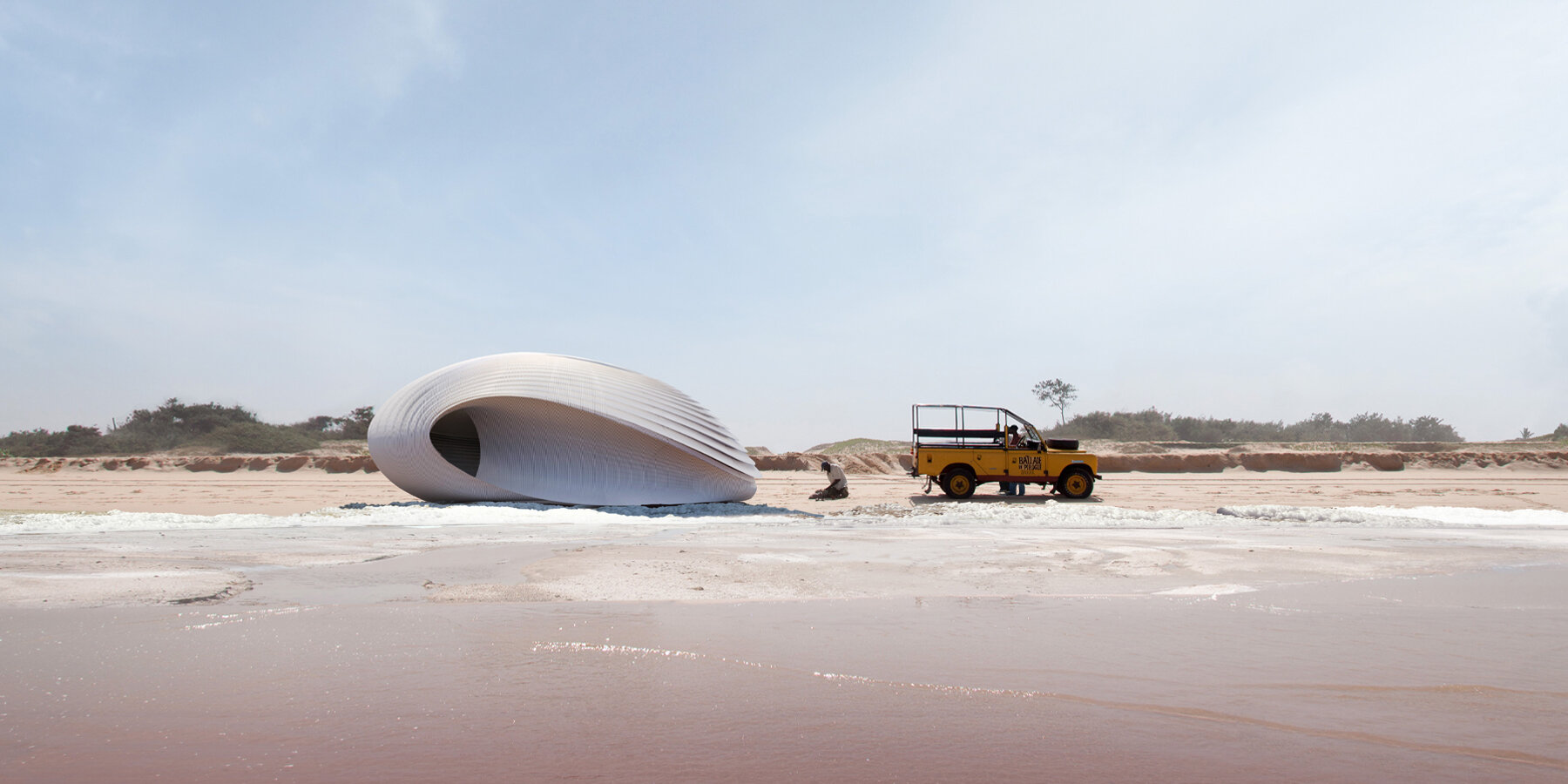 HASSELL & nagami develop 3D-printed public pavilion for harsh climates