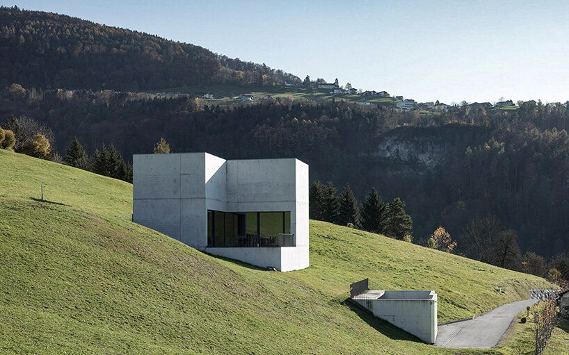 marte marte embeds 'house of chambers' into an austrian meadow