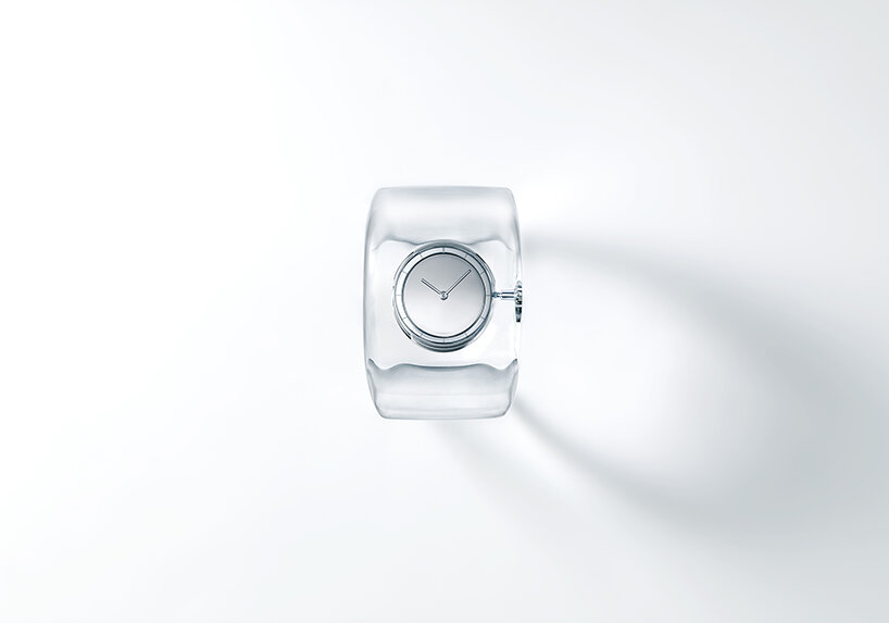 tokujin yoshioka introduces 'O-bold' to issey miyake watch series