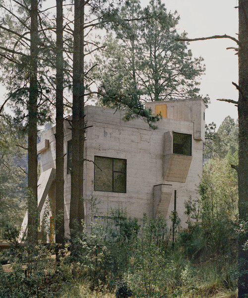 ludwig godefroy perches mysterious monolithic residence in lush mexican forest