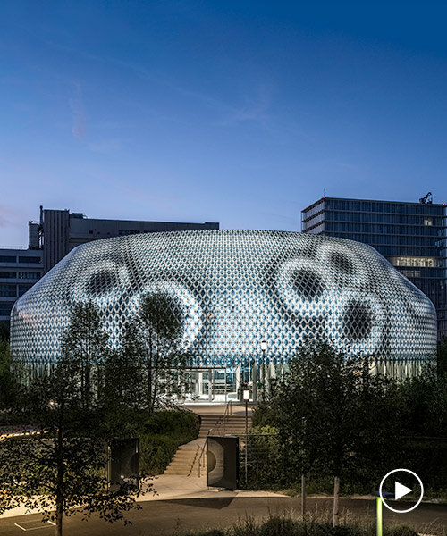 michele de lucchi + AMDL circle wrap novartis center in basel with self-powered facade