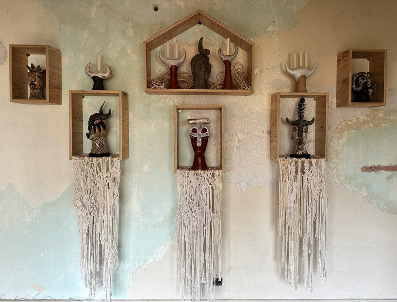 three floors of vivid interventions give life to abandoned building for design week são paulo