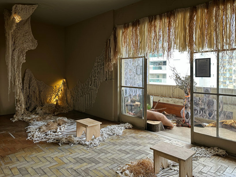 three floors of vivid interventions give life to abandoned building for design week são paulo