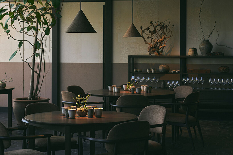 earthy tones & bold textures engulf noma's new pop-up spot at ace hotel kyoto