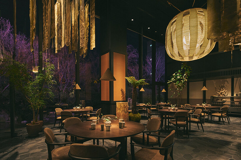 earthy tones & bold textures engulf noma's new pop-up spot at ace hotel kyoto