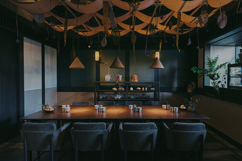 earthy tones & bold textures engulf 'noma kyoto' at ace hotel