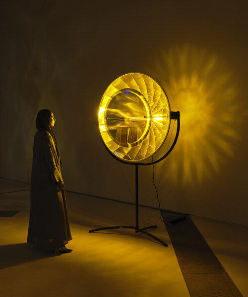 olafur eliasson's newly opened 'curious desert' exhibition shines in qatar