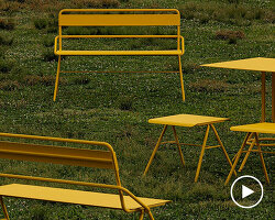 PASADENA furniture collection embraces minimalist forms and sleek connections