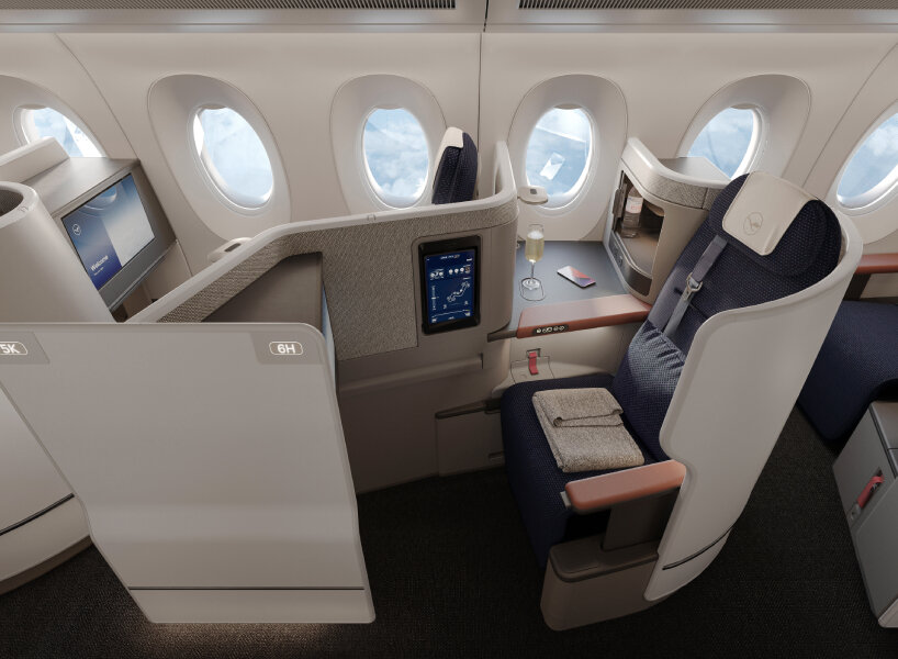 pearson lloyd and lufthansa unveil multifaceted, tech-driven seats for ...