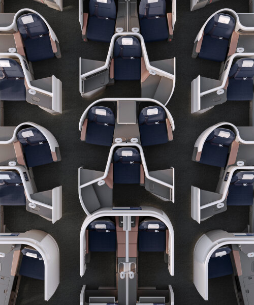 pearson lloyd and lufthansa unveil multifaceted, tech-driven seats for 'allegris' business class