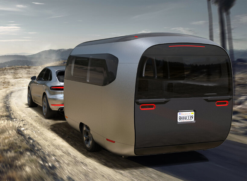 Porsche Airstream Concept garage trailer