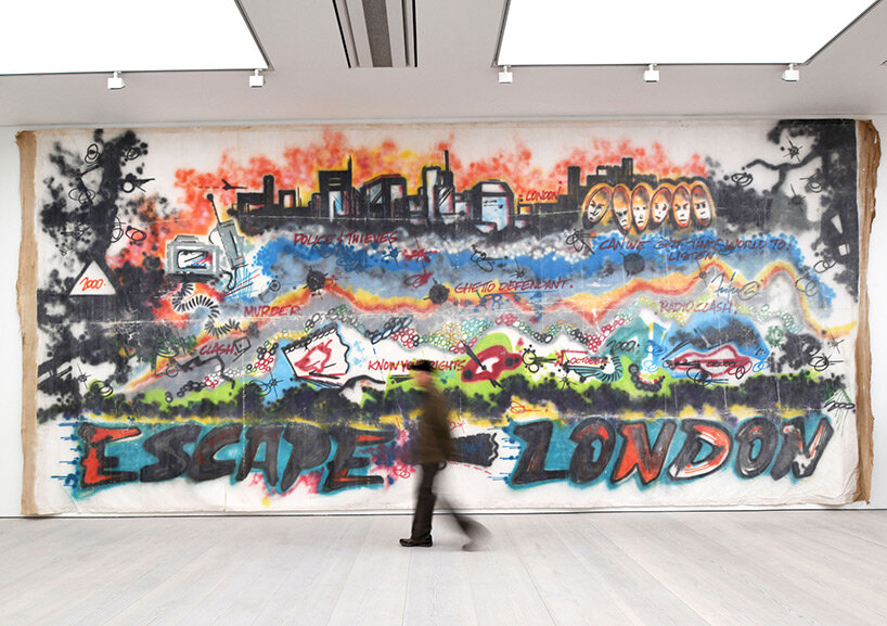 graffiti, neon murals and Adidas gear flood Saatchi Gallery in 'beyond the streets' art exhibition