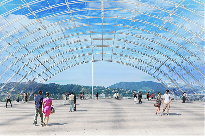 glass sphere spotlights renzo piano's academy museum of motion pictures, hollywood
