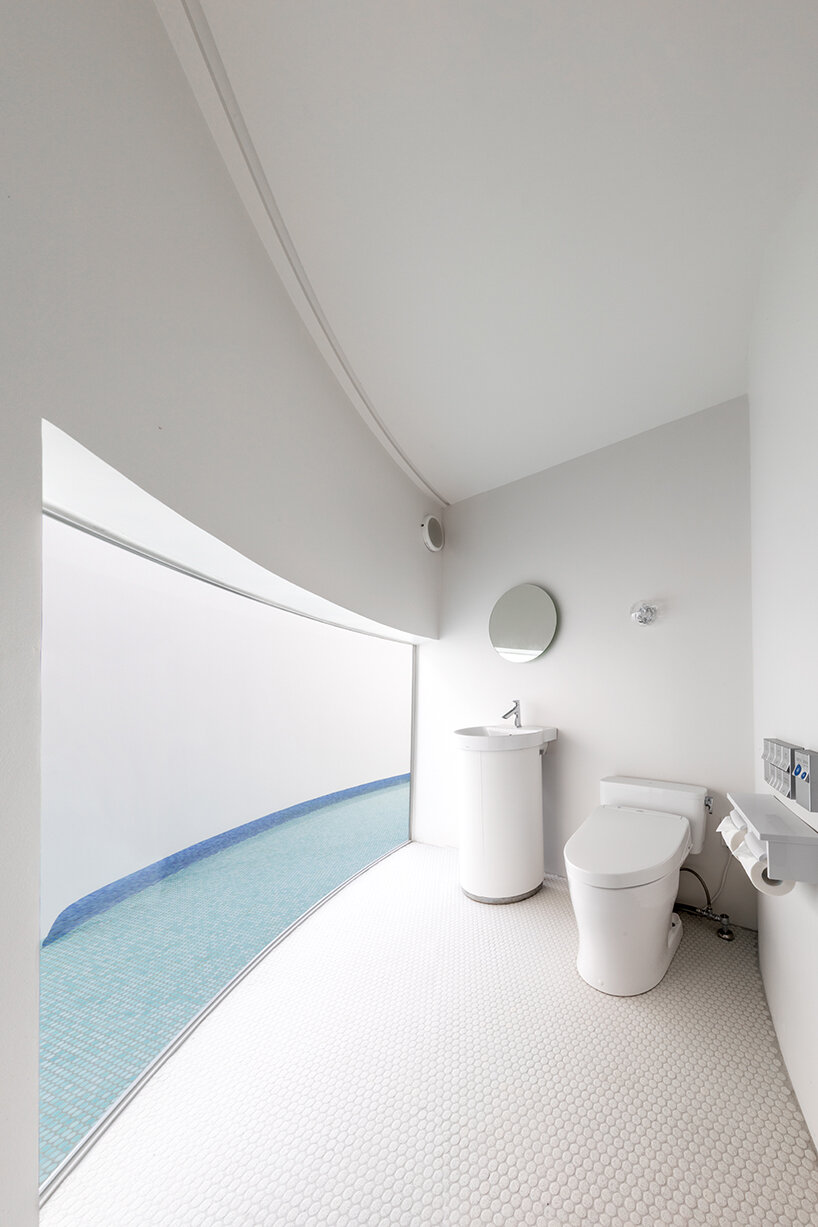 T2P architects sculpts three-layered circular plaza inspired by pipes in japan