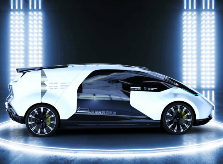 fully autonomous electric car uses artificial intelligence to drive ...