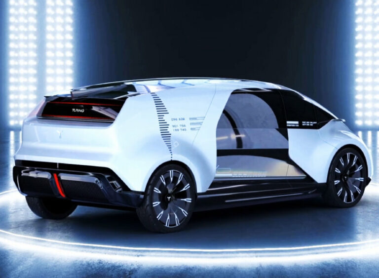 fully autonomous electric car uses artificial intelligence to drive ...