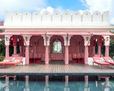 ornate rajasthani 'villa palladio jaipur' is flooded with vibrant maximalist details